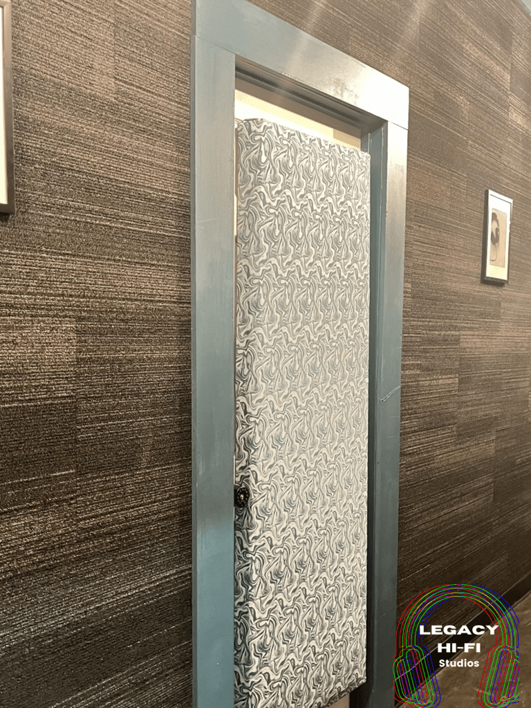 Room Door with Bass Traps